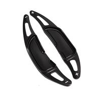paletas de cambio Compatible con Benz para AMG CLA45 2015 Extensión de palanca de cambios de volante Cubiertas de cambio de aluminio(Black)