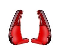 Paletas de cambio Compatible Con Dodge Para Charger Para Srt Para Hellcat Cambio De Paletas En El Volante Del Automóvil Cambio De Paletas Fibra De Carbono Palanca Cambios Volante D0024(Red Carbon)