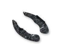 paletas de cambio Compatible con Ford Para Mondeo 2013 2014 2015 2016 2017 2018 levas de cambio de volante con moldura extendida accesorios para levas de cambio.(Forged Carbon)