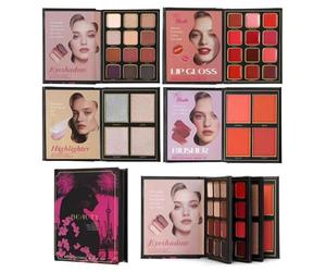 Paletas de maquillaje - 4 capas largas plegables sombra de ojos - paleta de maquillaje de viaje - para de mujeres, maduras, boda, fiesta, diaria