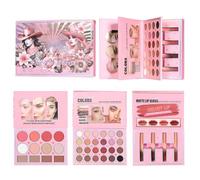 Paletas De Maquillaje - Estilo Libro Portatil Herramienta Cosmética De 40 Colores | Paletas De Sombras Para Los Ojos - Para Familia Amigos Estudiantes Adultos Actividades En Interiores