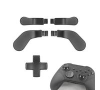 Paletas de metal 5 en 1 para Xbox One Elite 1 Controller para One Elite Series 2 con 1 almohadilla D para controladores de núcleo Xbox-Elite Series 2 (negro)