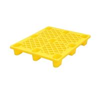 Paletas De PláStico Para Almacenamiento En SóTanos, Paletas De PláStico Impermeables, Paletas De VentilacióN Para Pisos, Rejilla Para Paletas Para Supermercados, Garajes Y Almacenes(Yellow)