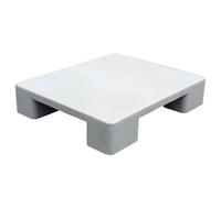 Paletas de polietileno de 4 vías, apilables, antideslizantes, resistentes al desgaste, para almacenes al aire libre y talleres de fábrica, soluciones duraderas para rack de Dunnage