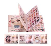 Paletas de Sombras de Ojos - 105 Colores De Maquillaje Impermeable - Paleta De Maquillaje Con Forma De Libro | para Chicas y Adolescentes Fiesta de Halloween Viajes Uso Diario Ocasiones