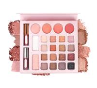 Paletas de sombras de ojos, 24 colores, brillo y nácar, paleta de sombras de ojos, para uso diario, mujeres, adolescentes, niñas, Halloween, y viajes