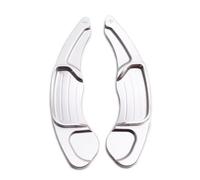 Paletas Volante Compatible Con Lincoln Para MKC Para MKX Para MKZ MKS MKT Paleta Cambio De Marchas Volante Coche Aluminio(Silver)