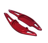 Paletas Volante Compatible con Mazda para CX30 CX-30 2020-2022 volante palanca de cambios extensión de aleación de aluminio(Red)