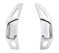 Paletas Volante Compatible con Toyota para Corolla 2014-2018 Extensor de palanca de cambios para volante de coche Leva de cambio(Silver)