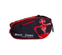 Black Crown - Paletero Ultimate Series V2 - Exterior 100% Poliuretano, Interior 100% Poliéster - Color Negro y Rojo - Diferentes Compartimentos - Comodidad y Calidad - Amplia Capacidad