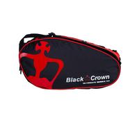Black Crown - Paletero Ultimate Series V2 - Exterior 100% Poliuretano, Interior 100% Poliéster - Color Negro y Rojo - Diferentes Compartimentos - Comodidad y Calidad - Amplia Capacidad