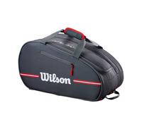 Wilson Paletero Pádel Tour Team 50 L Raquetas Zapatos Bolsillo Accesorios Negro Talla única