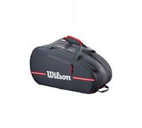 Wilson Paletero Pádel Tour Team 50 L Raquetas Zapatos Bolsillo Accesorios Negro Talla única