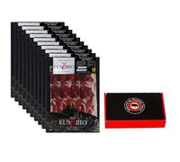 Paletilla de jamon de Bellota 100% Ibérica Paletilla Iberica Bellota Paletilla iberica oferta loncheada 10 sobres de 100grs Pata negra Salamanca Don Eusebio Corte a tapita