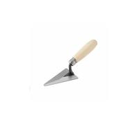 Paletín de albañil 125x75mm con punta roma, ideal para trabajos de construcción y remodelación precisa en superficies.