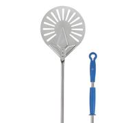 Paletina Para Sacar Pizza Perforada Azul Ø 17 Cm H 75 Cm - GI.METAL - Pizzería