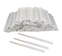 paletinas de café y té de Madera de 11 cm. Palitos de café y Bebidas Calientes Desechables,Paletinas Compostables y Biodegradables, Palos para Manualidades (110 x 5mm 500pcs)