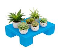 Palets De Piso De Berriphonia, Elementos De Organización Impermeable Ligero | Almohadilla De Almacenamiento Anidado, Para Garaje Exteriorsuperficie En Interior Supermercado Cocina Almacén Industrial