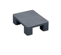 Palets De Plástico Resistentes Almacenamiento De Mercancías,Estanterías For Palets,Impermeables Y Resistentes A La Humedad,Embalaje De Muebles Y Logística De Transporte(Gray,15.7x11.8x4.7in)