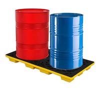 Palets, estanterías de Pared para Garaje, Plataforma Modular Industrial para derrames, almacenes de palets, fábrica, Plataforma Modular para contención de derrames con re