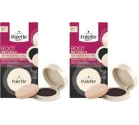 Palette Compact Root Retouch Retoca Raíces polvo compacto - Negro - Cubre Canas 1 unidad (Paquete de 2)