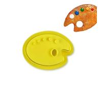 Palette Cookie Cutter, Dibujos animados Frosting Cookie Stamps, Artista herramienta para hornear para las tratas creativas
