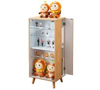 PaletteLife - Estante de exhibición Ninja con almacenamiento secreto, estuche de colección de 6 niveles, estilo escandinavo, gabinete para figuras, peluches, soportes acrílicos, manga, revistas