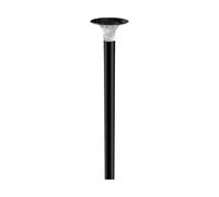 Paletto LED Solar Negro V-TAC VT-413 Sensor Movimiento 15W 1 Luz IP65