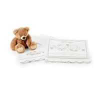 Pali Spa Prestige - Set De Sábana Con 3 Piezas Para Cuna Color Plateado