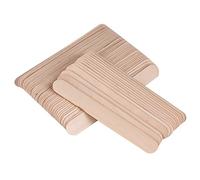 Palillo de depilación - Aplicador de espátula de depilación Espátula de madera desechable médica Depresor de lengua 100pcs/bolsa