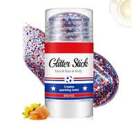 Palillo de lentejuelas de cuatro de julio - Brillante de larga duración portátil | Stick Lentejuelas Cuerpo Cara Cabello,Para Mujeres, Memorial Day, Veterans Day, Desfiles, , Eventos