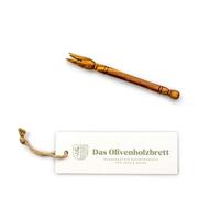 Palillo de Olivas (sin Fuente) de Madera de Olivo - 14 cm