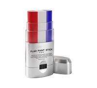 Palillo de pintura facial de bandera, pintura facial de 3 colores para deportes y eventos, 1/3 cm, fácil de aplicar con crayón de pintura facial, de disfraces para niños, adolescentes, adultos