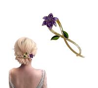 palillo del pelo, Clip French Twist N, pinza for el cabello, pasadores deslizantes, horquillas for fijar moños, horquilla de una palabra, accesorios for mujeres y niñas(Style 4)