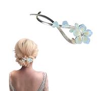 palillo del pelo, Clip French Twist N, pinza for el cabello, pasadores deslizantes, horquillas for fijar moños, horquilla de una palabra, accesorios for mujeres y niñas(Style 9)