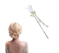palillo del pelo, Horquilla con borlas vintage,Palillos for el cabello,Horquillas for fijar moños,Palos for el cabello con borlas vintage, accesorios for mujeres y niñas(Flower)