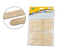 Palillo Para Manualidades Liderpapel Madera Color Natural 15X2 Cm Bolsa De 100 Unidades