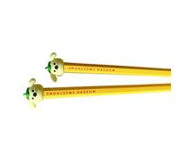 Palillos antideslizantes para cocina, materiales de aleación de PVC para cocinar, utensilios de servir, patrón animal, palillos antideslizantes para cocina, materiales de aleación de PVC
