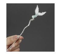 Palillos Chinos Pelo 2 horquillas de cristales hielo con lazo clásico, for el pelo, estilo chino, for boda, vintage, metal, for novia(Color-04)