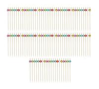 Palillos con Brillo de Bola de Discoteca - 100 Palitos de Frutas Decorativos,Palillos de Bolo de Discoteca | para Navidad, Sándwich, Barbacoa, Quesos, Cóctel, Decoración de Pasteles, de