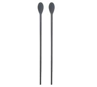 Palillos Coreanos Acero Inoxidable, Cuchara de Doble Uso, Silicona