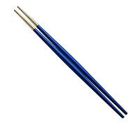 Palillos de acero inoxidable de doble punta para sushi, palillos de estilo puntiagudo, palillos de cocina para el hogar, embalaje de 10 pares (color: D) (J )
