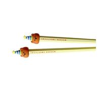 Palillos de aleación de PVC de alta calidad con agarre antideslizante y resistencia a altas temperaturas para adultos y niños, comidas familiares, cubiertos de comedor familiar de dibujos animados
