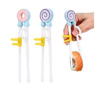 Palillos de Aprendizaje para Niños | 2 Pares Reutilizables Asistente De Agarre En La Práctica,Palillos Para Práctica De Comedor - Para Comedor De Apartamento Granja Restaurante Principiantes Niños Y N