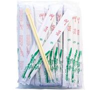 Palillos de bambú blancos (23cm) - 1 X 100 PCS