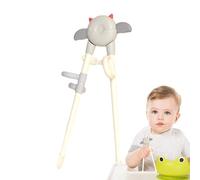 Palillos De Cuero Para Niños,Ayuda De Entrenamiento Para Niños Utensilios Para Comer - Bastones Para | para Comer Elegantes Soluciones Ayudante Herramienta de Aprendizaje Ayuda Para Ejercicios Fácil