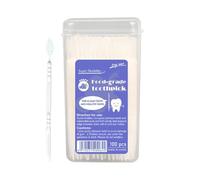 Palillos de dientes con sabor, palillos de dientes para limpieza de dientes, cepillos interdentales de 2 puntas con sabor a fruta, removedor de manchas de polipropileno de 2.5 pulgadas, herramientas