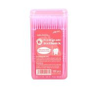 Palillos de dientes saborizados, limpiador de dientes de doble extremo, 100 unidades de cuidado refrescante, cerdas para hombres, mujeres, adolescentes, personas mayores, suministros de cocina