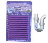 Palillos de drenaje, limpiador de drenaje enzimático, varillas de limpieza de drenaje desodorizantes, varillas de limpieza de tuberías de drenaje eficaces para desatascar desagües, desodorante de