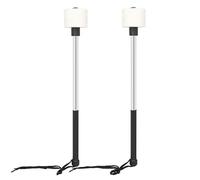 Palillos de fieltro de acero inoxidable con mango antideslizante, baquetas de percusión para bombo